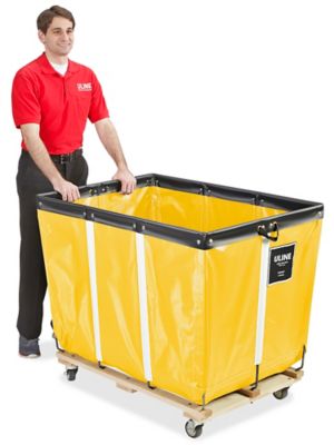 Vinyl Basket Truck - 18 Bushel, Yellow H-2647Y