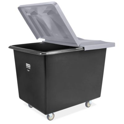 Poly Box Truck - 18 Bushel, Black H-2649BL - ULINE