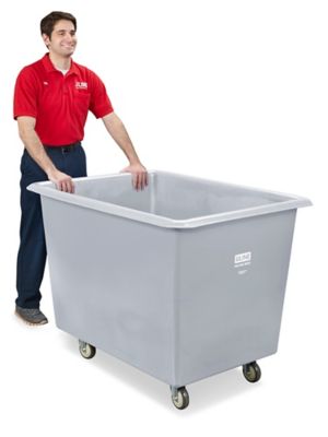 Poly Box Truck - 18 Bushel, Gray H-2649GR - Uline