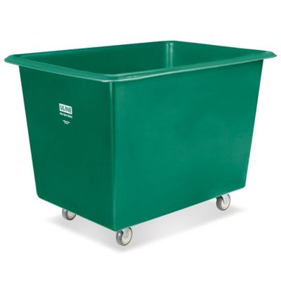 Poly Box Truck - 18 Bushel, Green H-2649G - ULINE