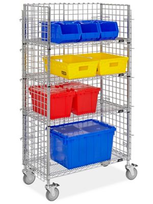 Storage Bin Carts, Rolling Bin Carts in Stock - ULINE - Uline