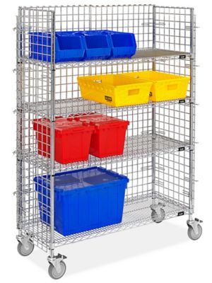 Storage Bin Carts, Rolling Bin Carts in Stock - ULINE - Uline