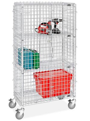 ULINE Cart, Service Enclosed Wht - H-3365W - Each / 1