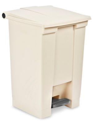 Rubbermaid&reg; Step-On Trash Can - 12 Gallon, Beige H-2668BE