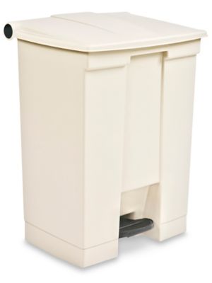 Rubbermaid® StepOn Trash Can 18 Gallon, Beige H2669BE Uline