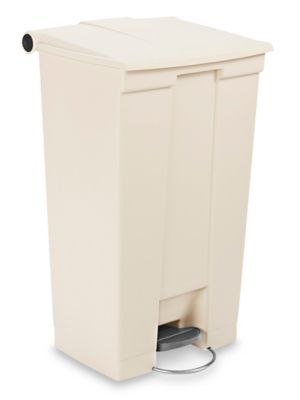 23 Gallon Trash Can with Lid and foot pedal RUBBERMAID TRASH CAN, TRASH CAN  WITH FOOT PEDAL, PLASTIC TRASH CAN, 23 GALLON TRASH CAN, TRASH CAN WITH  FOOT PEDAL AND LID, TRASH