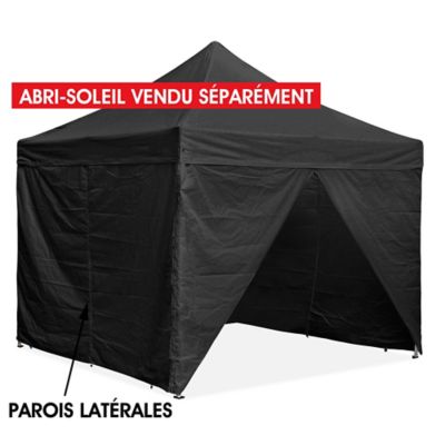 Side Walls for Instant Canopy - 10 x 10', Solid, Black H-2676BL