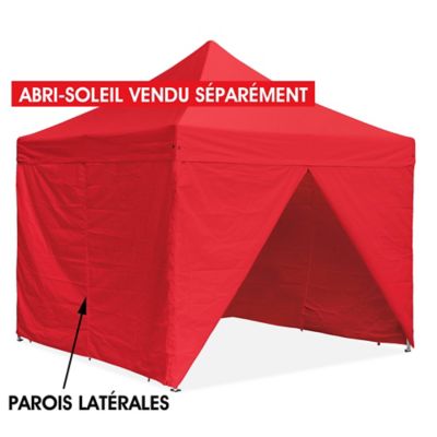 Side Walls for Instant Canopy - 10 x 10', Solid, Red H-2676R