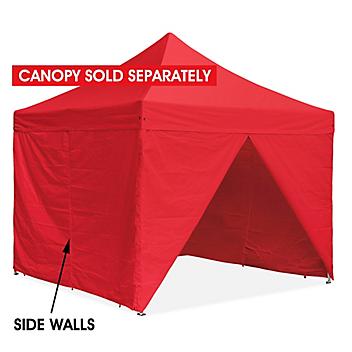 Side Walls for Instant Canopy - 10 x 10', Solid, Red H-2676R