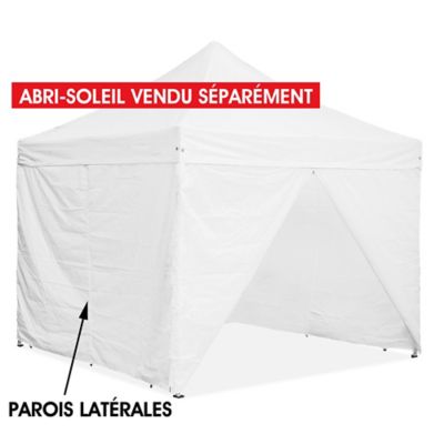 Side Walls for Instant Canopy - 10 x 10', Solid, White H-2676W