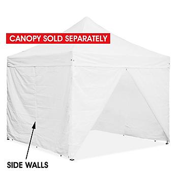 Side Walls for Instant Canopy - 10 x 10', Solid, White H-2676W