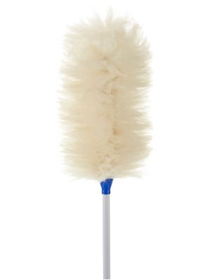 Boardwalk Lambswool Extendable Duster, Plastic Handle Extends 35 inch to 48 inch, Assorted Colors