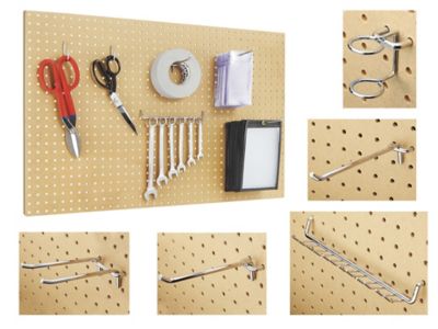 Wood Pegboard Starter Kit - 48 x 24" H-2684