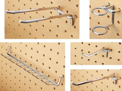 Angled L-Hooks for Pegboard - 1 1/2, Zinc-Plated H-2693 - Uline