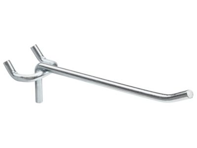 Everbilt 6 in. Zinc-Plated Steel Single Straight Peg Hook 1/4 in