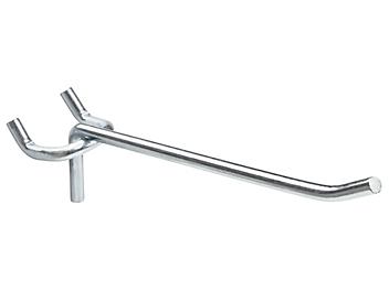 Straight Hooks for Pegboard - 5", Zinc-Plated H-2688
