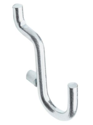 Curved JHooks for Pegboard 5/8", ZincPlated H2694 Uline