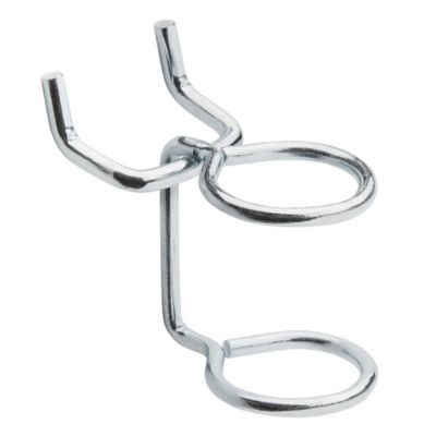 Curved J-Hooks for Pegboard - 1 1/2, Zinc-Plated H-2695 - Uline