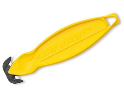 Klever Koncept™ Safety Cutter - Yellow H-2723Y - Uline