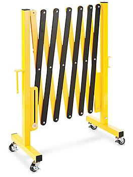 Portable Folding Safety Barrier with Casters H-2734