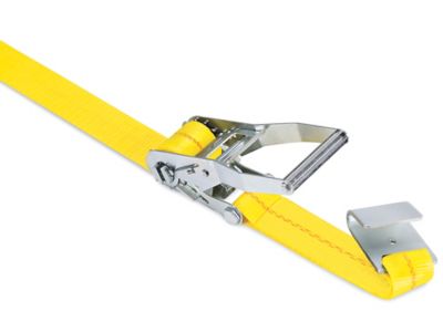 LiftAll&reg; Ratchet Tie Downs - Flat Hook, 2" x 12' H-2740