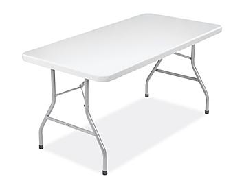 Economy Folding Table - 60 x 30", White H-2749FOL-W