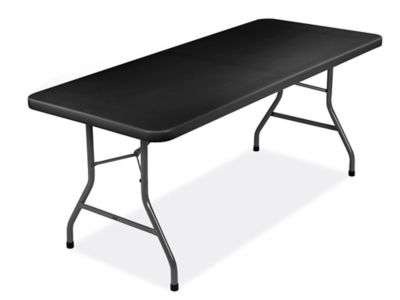 Economy Folding Table - 72 x 30, Black H-2750FOL-BL - Uline