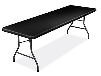 Economy Folding Table - 96 x 30", Black H-2751FOL-BL