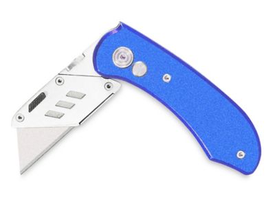 Uline Folding Knife - Blue