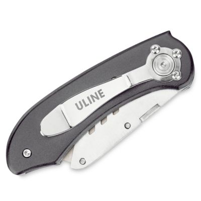 Uline Folding Knife - Black