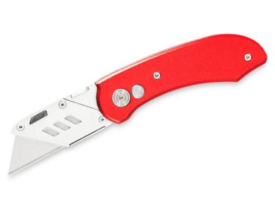 Uline Folding Knife - Red