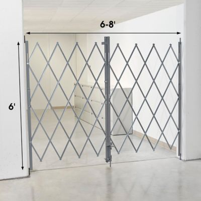 Folding safety outlet gate