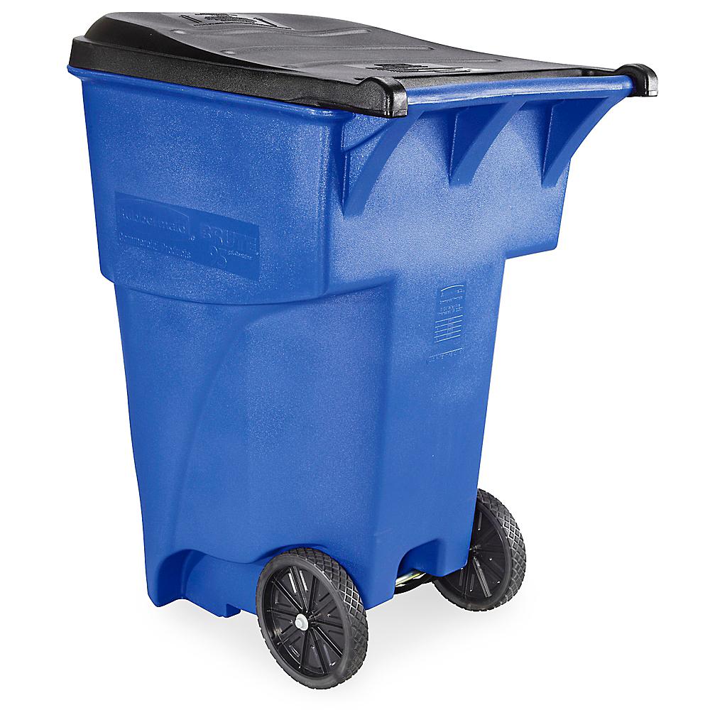 Rubbermaid® Recycling Container with Wheels - 95 Gallon H-2837 - Uline