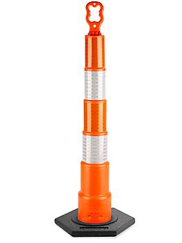 Channelizer Cone with Base - 42", Reflective H-2846