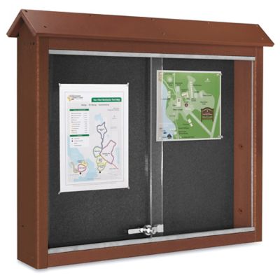 Message Center Sign - Brown H-2856BR