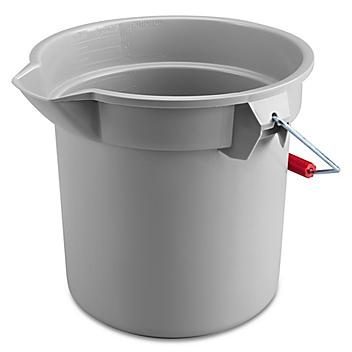 Rubbermaid&reg; Utility Bucket with Spout - 14 Quart, Gray H-2864GR