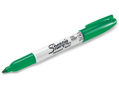 Sharpie® Fine Tip Markers - Green H-286G - Uline