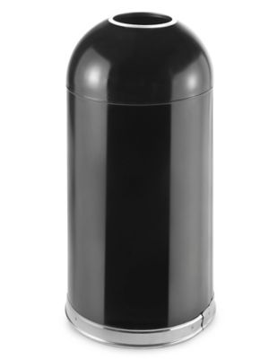 HLS Commercial 15-Gallon Round Open Top Trash Can