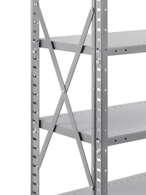 Side Sway Brace for Industrial Steel Shelving - 18" H-2883-SDSWY