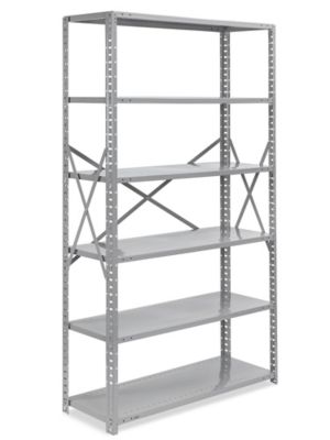 Metal store industrial shelving