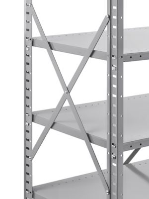 Side Sway Brace for Industrial Steel Shelving - 24" H-2886-SDSWY