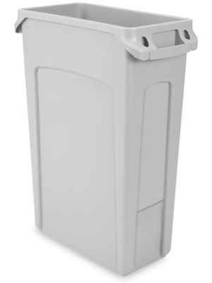 Rubbermaid&reg; Slim Jim&reg; Trash Can - 23 Gallon, Gray H-2894GR