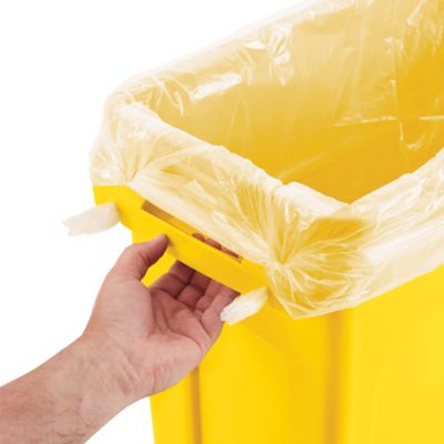 Rubbermaid® Slim Jim® Trash Can - 23 Gallon, Yellow H-2894Y - Uline