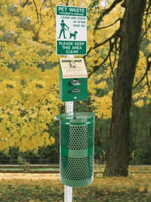 Dog shop waste dispenser