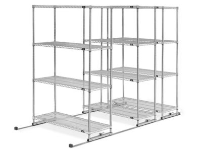 Sliding Storage Shelves - 48 x 98 x 74" H-2901
