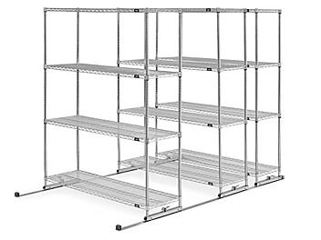 Sliding Storage Shelves - 60 x 98 x 74" H-2902