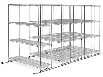 Sliding Storage Shelves - 60 x 138 x 74" H-2904