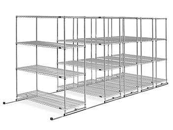 Sliding Storage Shelves - 60 x 177 x 74" H-2908