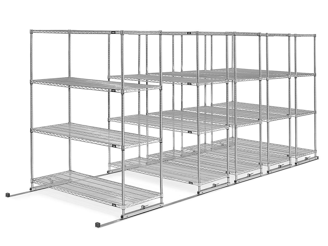 Sliding Storage Shelves - 60 x 177 x 74