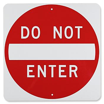 "Do Not Enter" Sign - 24 x 24" H-2914